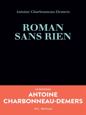 cover image of Roman sans rien